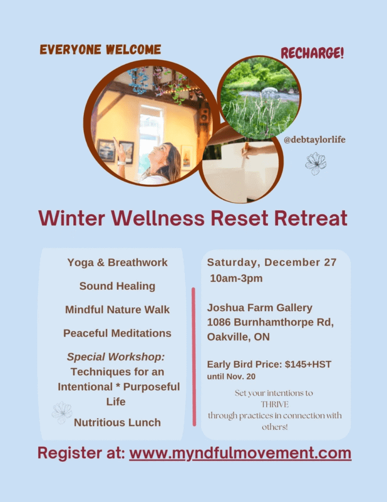 MyndfulMovement_WinterWellnessRetreat_OakvilleOntario